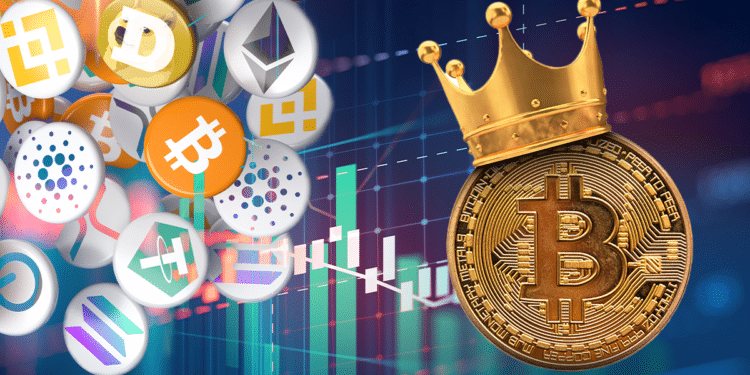 BTC y altcoins.