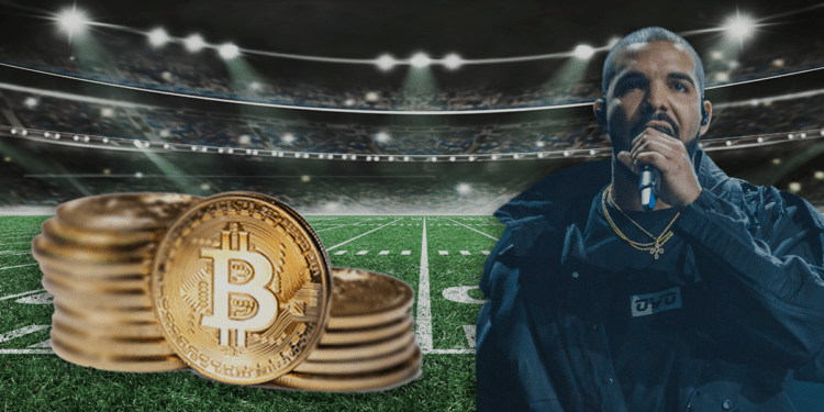 Empresas de la industria de Bitcoin dicen "presente" en el Super Bowl 2022 - Composición por CriptoNoticias. Fuente:   Igor Link / stock.adobe ; drake / wikipedia.
