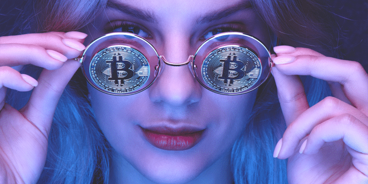 Mujer y BTC.