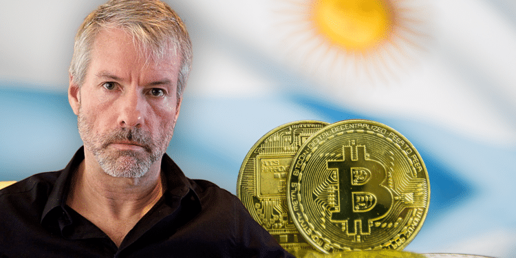 Saylor y BTC con Argentina.