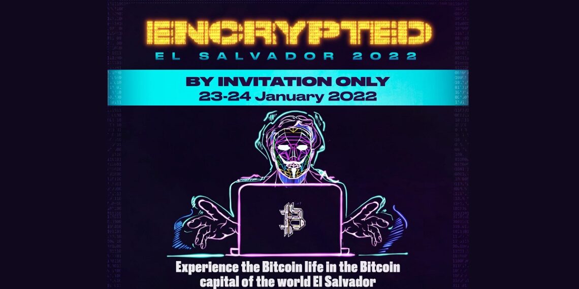 Pancarta promocional del evento Encrypted 2022