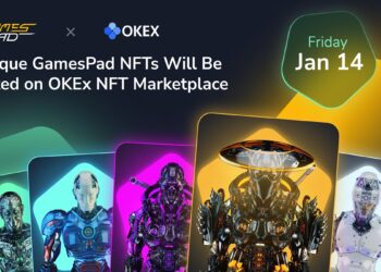 Tarjetas NFTs de Robots de GamePad