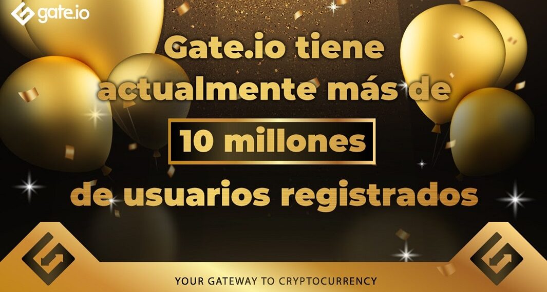 Panacarta promocional de Gate.io