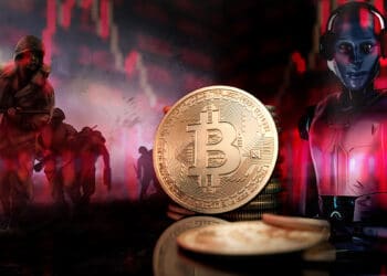 En menos de 24 horas, BTC recuperó las pérdidas del jueves pasado. Fuente: TradingView. 
 Composición por CriptoNoticias. phonlamaiphoto/ stock.adobe.com; Lucas/ stock.adobe.com; breakermaximus/ stock.adobe.com