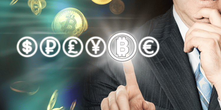 BTC y fiat.