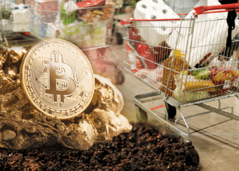 BTC y oro con alimentos.
