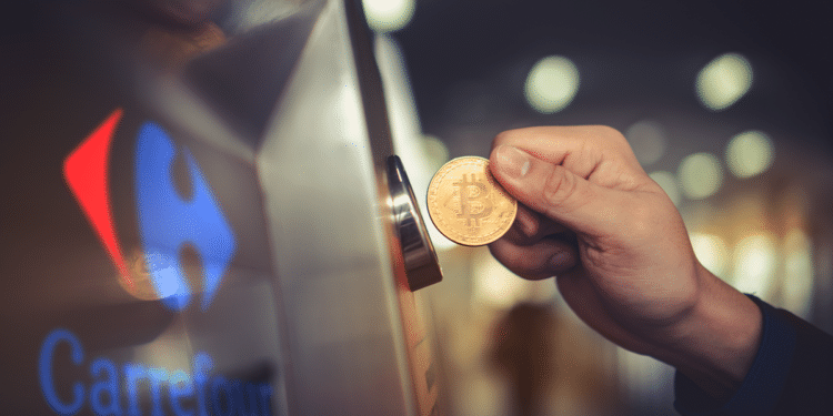 ATM BTC en Carrefour.
