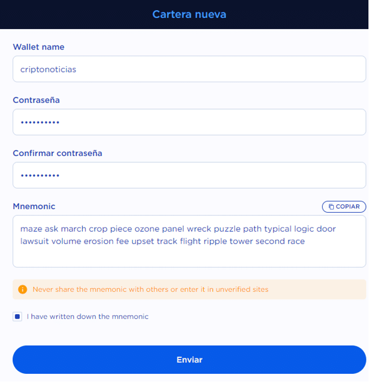 Cartera nueva - ganar dinero con la criptomoneda UST y Anchor Protocol.