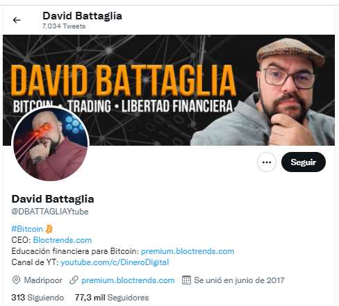 5 traders you should follow on Twitter to learn about bitcoin in Spanish