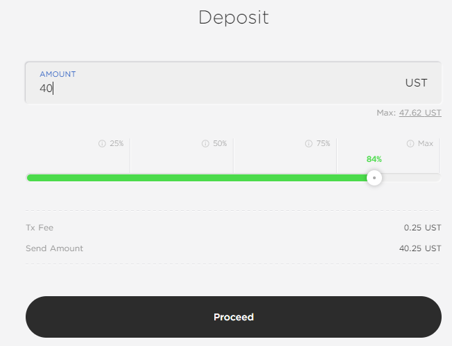 Depósito de UST - ganar dinero con la criptomoneda UST y Anchor Protocol.