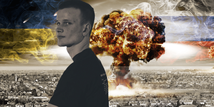 Buterin frente a la guerra entre Ucrania y Rusia.