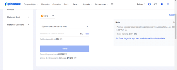 withdraw-bitcoin-cryptocurrency-phemex