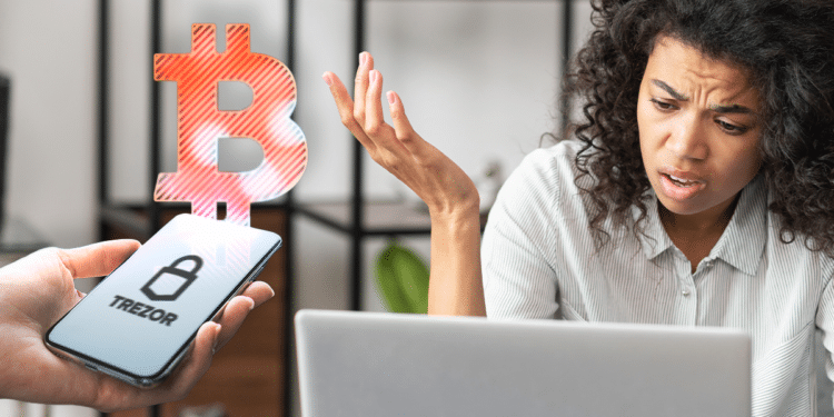 Estafa a usuarios de Trezor, una wallet de Bitcoin.