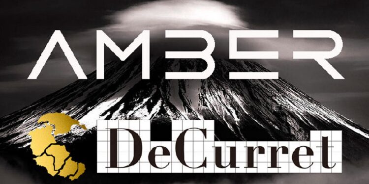 Logos de Amber Group y DeCurret