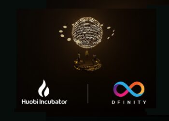 Logos de Huobi Incubator y DInfinity