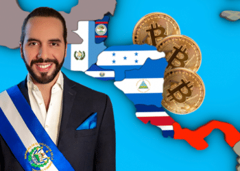 La adopción de bitcoin en El Salvador ha despertado el interés de multimillonarios del ecosistema mundial. Composición por CriptoNoticias. Fuente: https://es.wikipedia.org / harvepino / adobe.stock / pngegg.