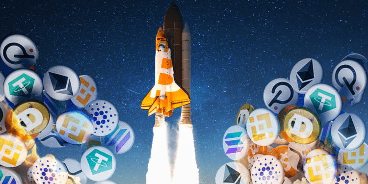 Altcoins en el humo del cohete de BTC.
