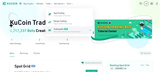 Invest in bitcoin? Learn how to use the KuCoin trading bot