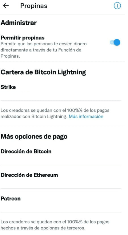 Twitter añade la función de dar propinas en Ethereum