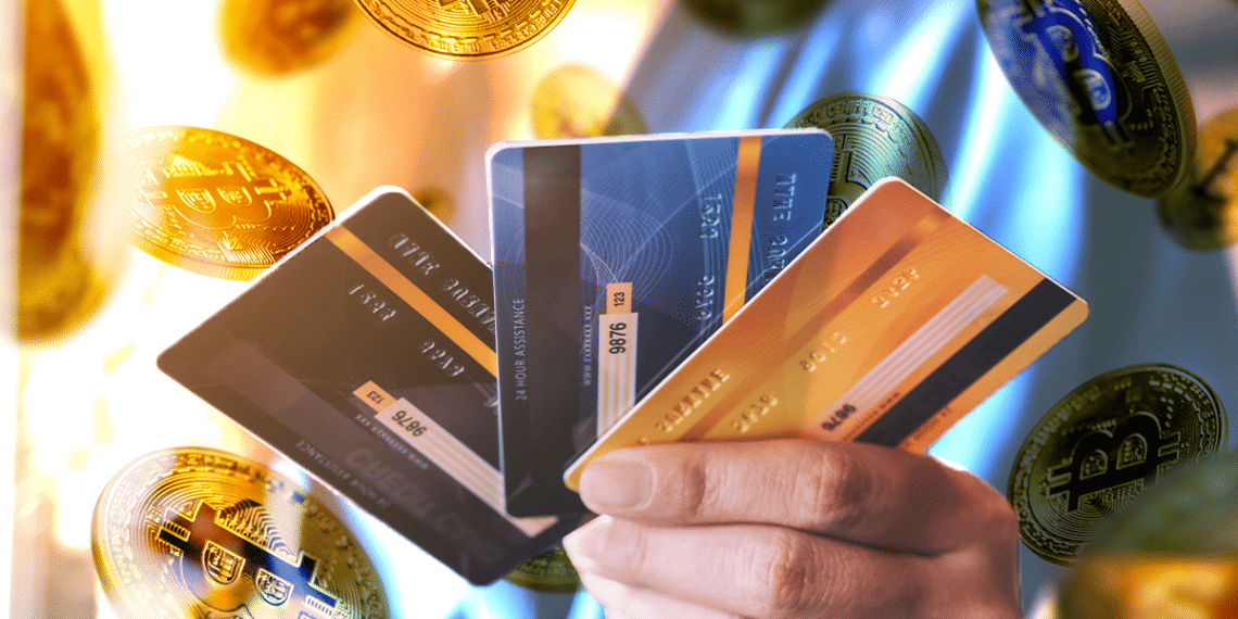 Visa actualmente ofrece tarjetas con respaldo con bitcoin y criptomonedas en más de 60 plataformas.  Composición por CriptoNoticias. Fuentes: Farknot Architect / adobe.stock ; butenkow / adobe.stock