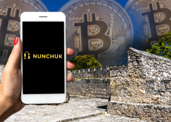 Con Nunchuk, puedes convertir tu viejo teléfono móvil en una fortaleza para tus bitcoins. Composición por CriptoNoticias. Fuente: Leszek Czerwonka ; Leonid Andronov / adobe.stock / pngegg.