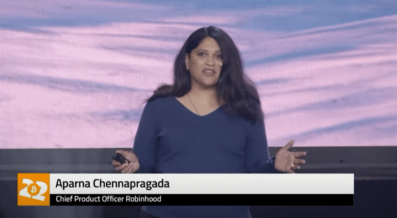 Aparna Chennapragada, directora de producto de Robinhood – Bitcoin Conference 2022