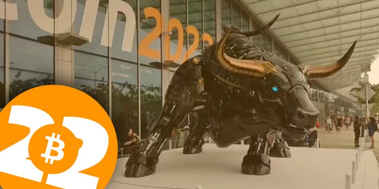 Entrada a la Bitcoin Conference 2022 en Miami
