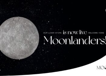 Foto de la luna en el espacio sideral