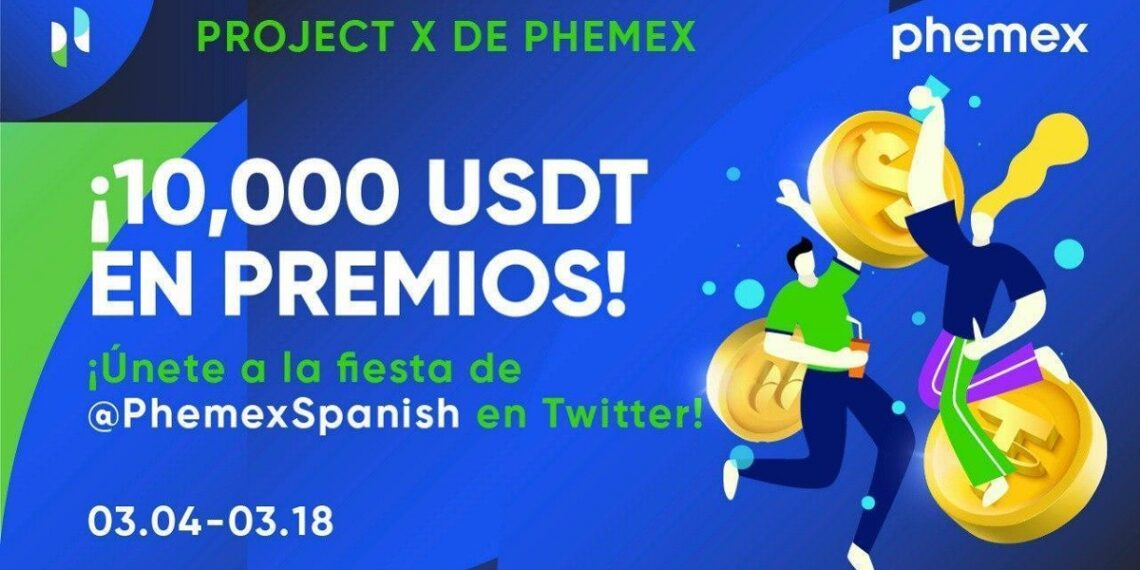 Pancarta promocional del evento de Phemex