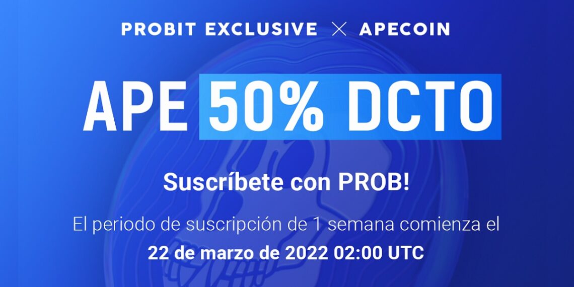 Pancarta promocional de Probit Exchange