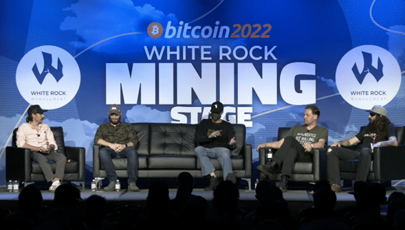 On residential Bitcoin mining at the Bitcoin Conference 2022.