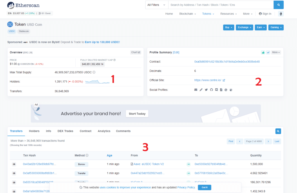 How to use Etherscan to know everything about an Ethereum address