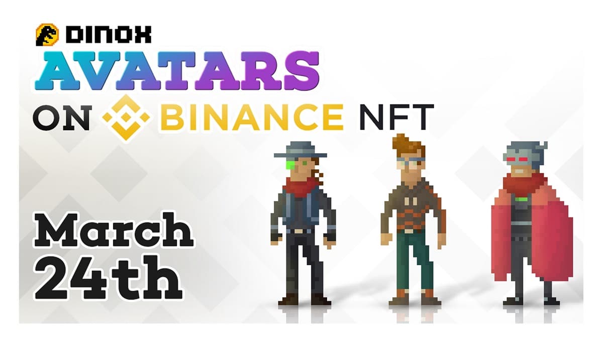 DinoX, el juego play-to-earn, lanza sus nuevos avatares en Binance NFT