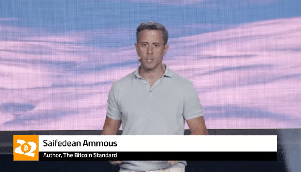 Saifedean Ammous en Bitcoin Conference 2022.