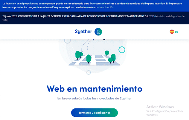 Users complain about the alleged closure of 2gether in Spain