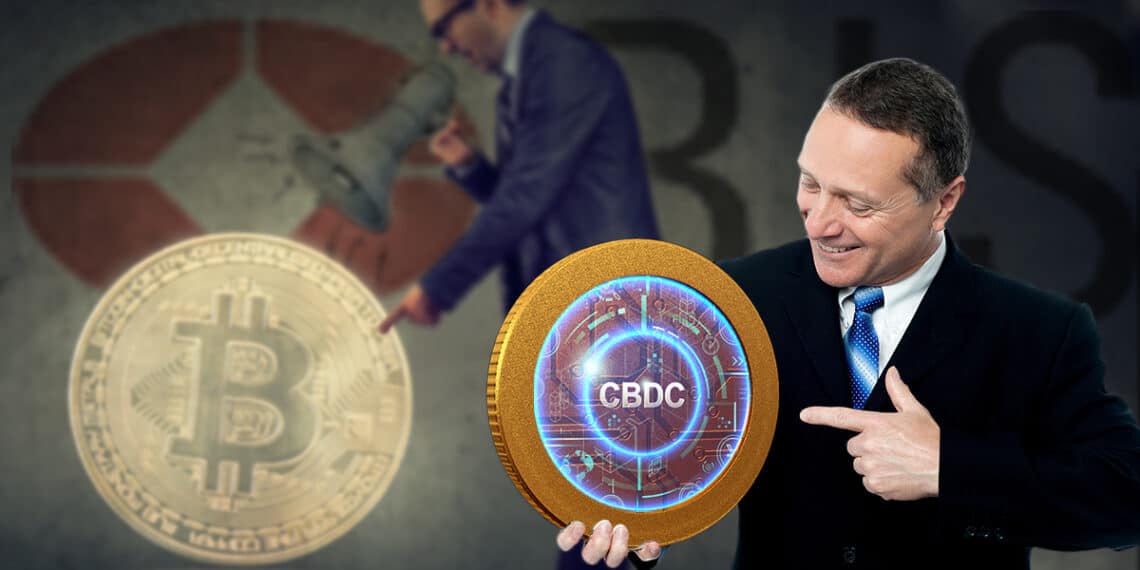 El BIS aborda en su reciente informe lo que considera las debilidades de las criptomonedas y pone por encima a las CBDC. Composición por CriptoNoticias. pathdoc / stock.adobe.com; stockyimages / stock.adobe.com; Buffaloboy/ stock.adobe.com; RealCG/ stock.adobe.com; ALEXSTUDIO/ stock.adobe.co; BIS/ bis.org