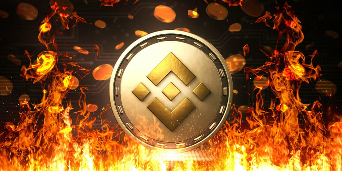 binance chain quema mayor cantidad de tokens bnb desde 2021