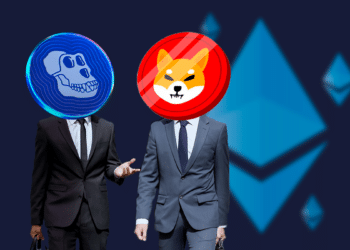ApeCoin y Shiba inu huyendo de Ethereum.