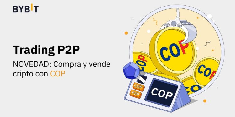 Brazo mecánico agarrando monedas COP y palanca de mando.