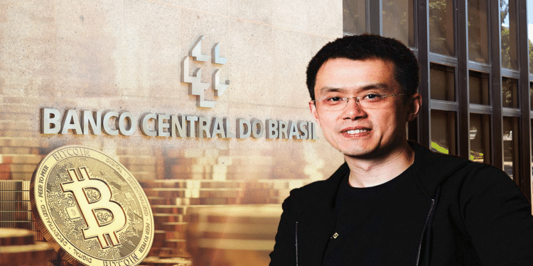 CZ se reunió con el presidente del Banco Central de Brasil, Roberto Campos Neto como parte de su gira por América Latina. Composición por CriptoNoticias: Fuente: Bitcoin CrypTO / flickr.com / Rmcarvalhobsb ; Wit / stock.adobe.com.