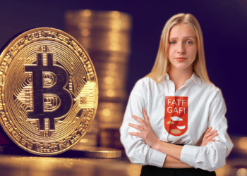 El GAFI quiere que los países y los prestadores de servicios con bitcoin implementen con rapidez la regla de viaje. Composición por CriptoNoticias. Fuente: blog.pibisi.com / fotofabrika ; fox17 / stock.adobe.com.