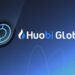 Logo de Huobi Global y de la red Cudos