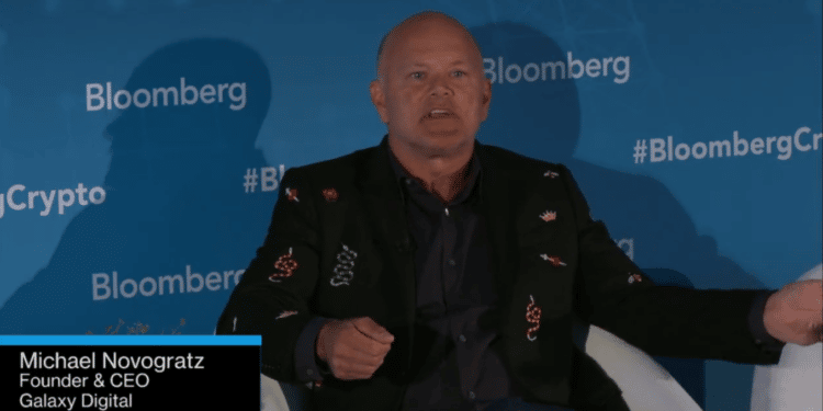 Mike Novogratz es un empresario de la industria de las criptomonedas. Fuente: captura de pantalla de YouTube,