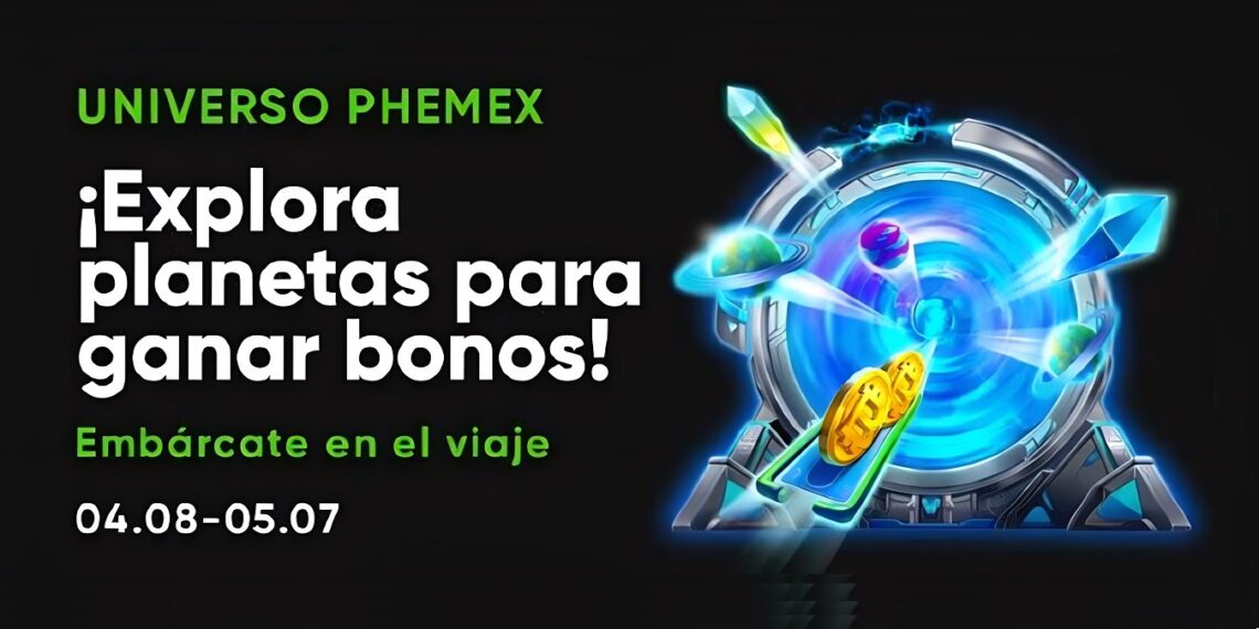 Pancarta promocional del evento de Phemex