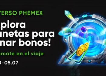 Pancarta promocional del evento de Phemex