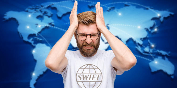El CEO de Mastercard genera revuelo con un comentario sobre SWIFT. Composición por CriptoNoticias. Fuente: kues1 ; Julien Eichinger / stock.adobe.com.
