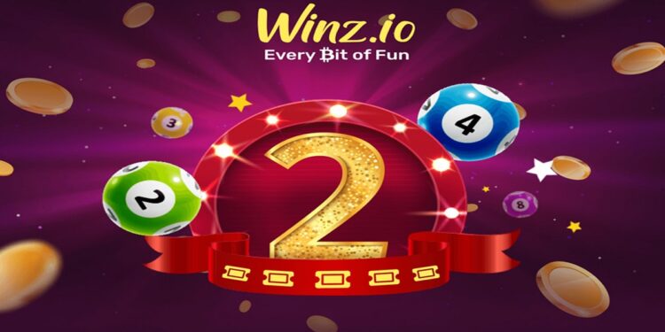 Dos bolas de pool al lado del número 2 y arriba el logo de Winz.io