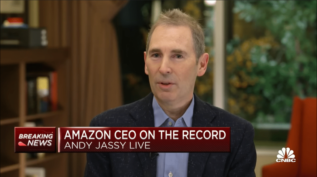 Andy Jassy, CEO de Amazon.