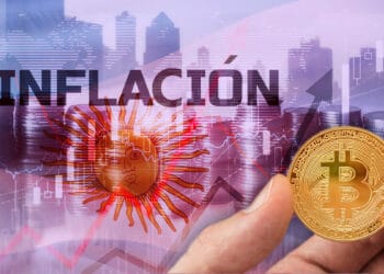 El uso de bitcoin en Argentina se debe en gran parte a los problemas económicos. Composición por CriptoNoticias. Funtap/ stock.adobe.com; Maksym Kapliuk/ stock.adobe.com;