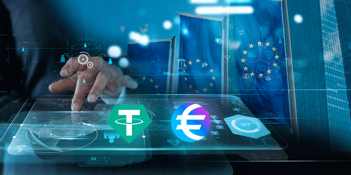 Banco Central Europeo libera informe sobre stablecoins, específicamente Tether y Stasis euro.